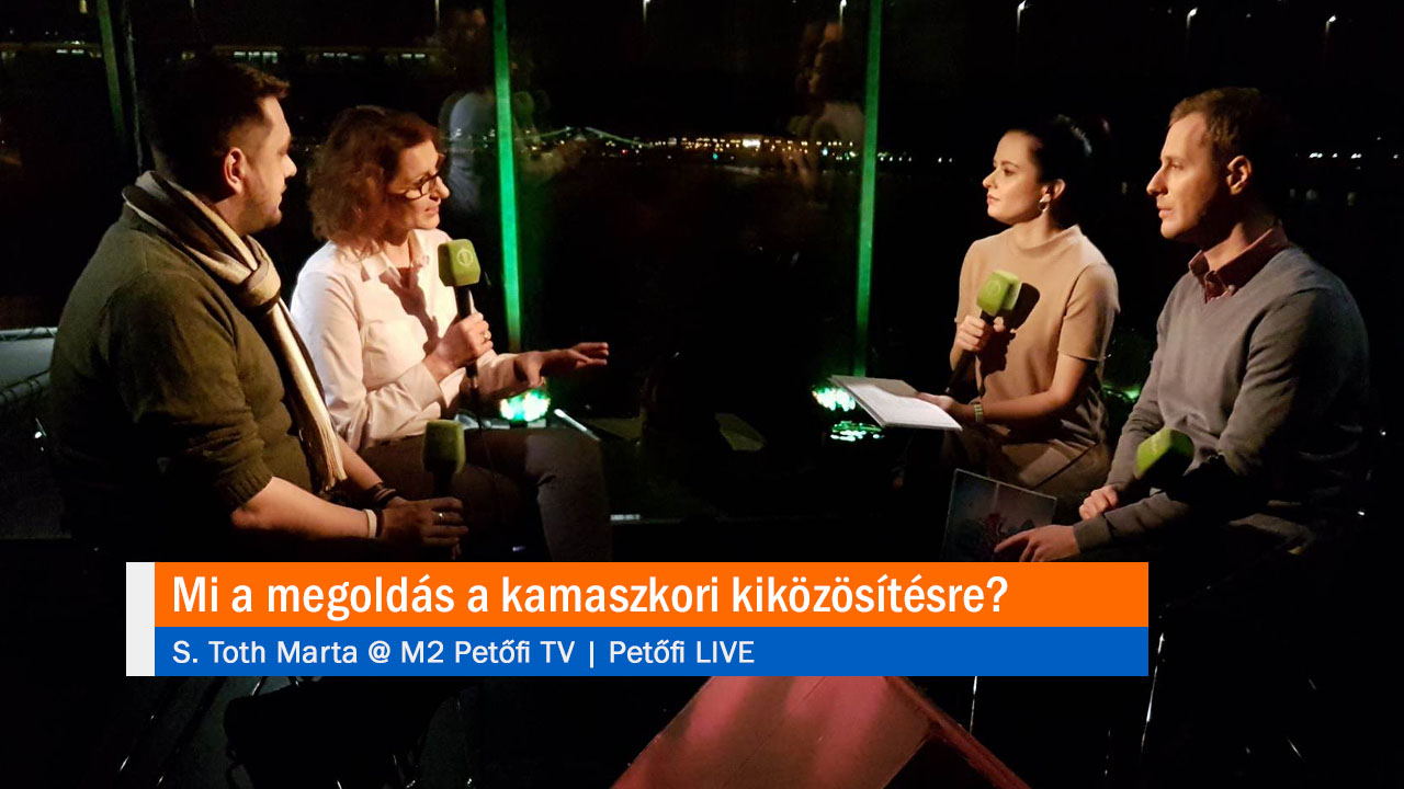 Mi a megoldás a kamaszkori kiközösítésre? S. Toth Marta @ M2 Petőfi TV PetőfiLIVE