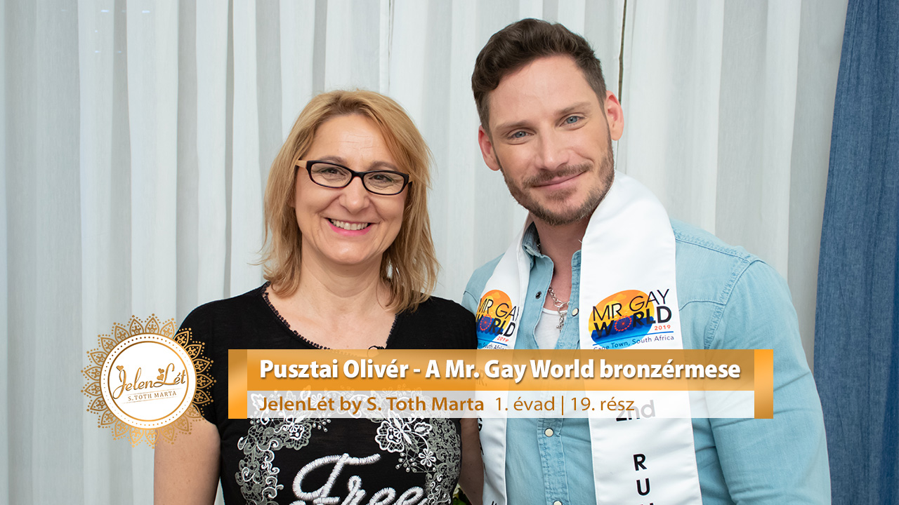 JelenLét by S. Toth Marta: Pusztai Olivér - A Mr. Gay World bronzérmese